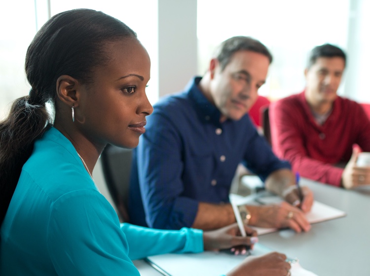 People in meeting